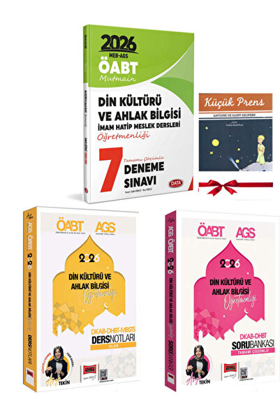 Yargı Yayınları 2026 Asya Tekin Öabt-ags-mbsts-dkab-dhbt Ders Notları Deneme Ve Soru Bankası Seti Yargı