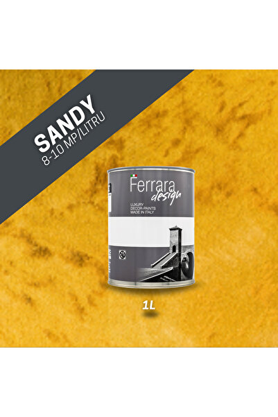 Ferrara Design Vopsea decorativa perlata Sandy, Ferrara Design, culoare aurie...