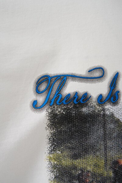 Machinist Чоловічий Kid With The Gun Oversize Екрю Футболка