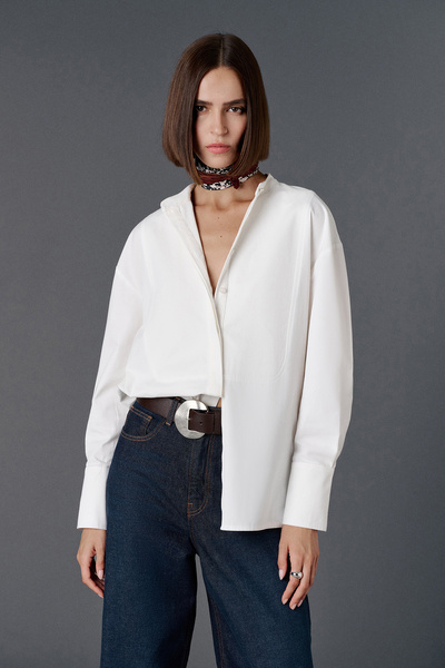 VATKALI Сорочка з високим коміром оверсайз