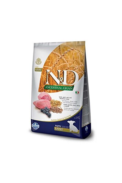 N&D Düşük Tahıllı Kuzu Etli Küçük Irk Yavru Köpek Maması 7 kg