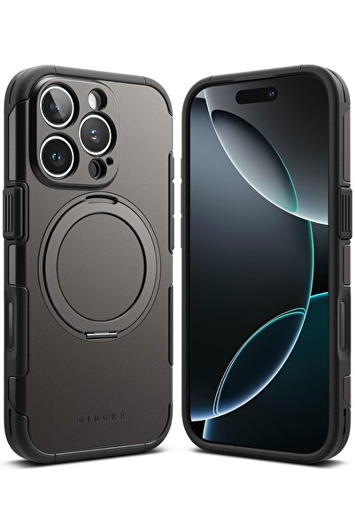 Ringke غطاء حماية لجهاز iPhone 16 Pro | سلسلة Alles | Gun Metal