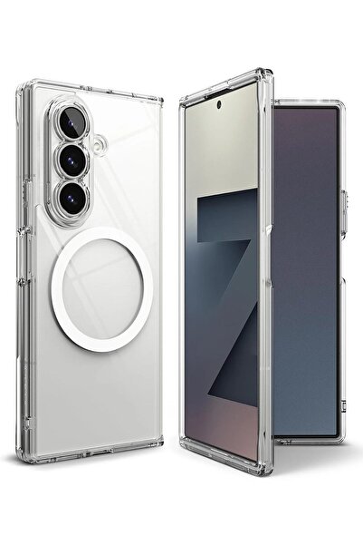 Ringke جراب سامسونج جالاكسي زد فولد 7 | سلسلة فيوجن المغناطيسية | شفاف