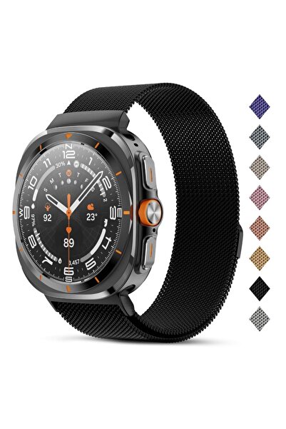 O Ozone حزام ميلانو لوب لساعة سامسونج جالاكسي الترا 47 مم - أسود