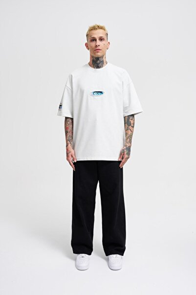 Machinist Ανδρικό μπλουζάκι Born Again Eye Washable oversized σε γκρι στάμπα