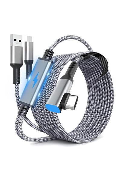 O Ozone كابل توصيل - لسماعات الرأس Meta Quest 3/2 / Pro وPico VR، بطول 16 قدم...