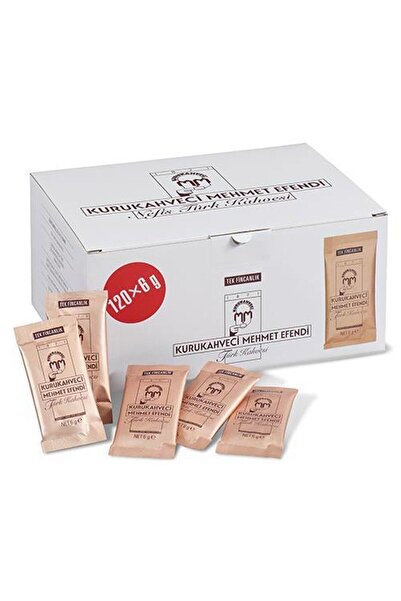 Mehmet Efendi MEHMETEFENDİ TEK FİNCAN KAHVE 6 GRAM 120 ADET