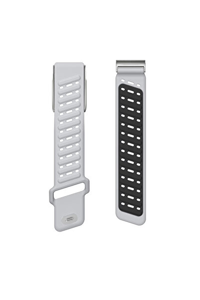 O Ozone Silicone Sport Replacement Band For WHOOP 5.0, One, Peak, and Life Fitness Tracker - Grey