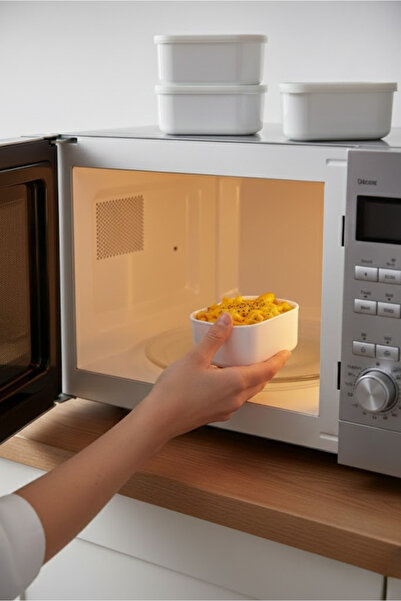 Orvila 6-Piece Covered Storage Container Set - Small Size - Portion Size - Breakfast Snack Bowl