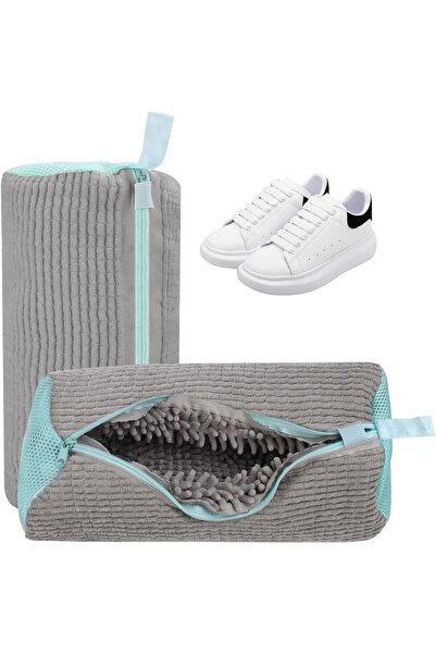 O Ozone (عبوة من قطعتين) حقيبة غسيل أحذية للغسالة والمجفف - حقيبة غسيل شبكية ...