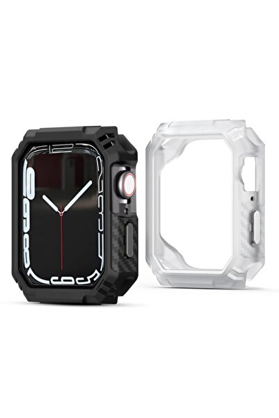 O Ozone عبوة من قطعتين من حافظات الحماية لساعة Apple Watch Series 10 مقاس 42 ...