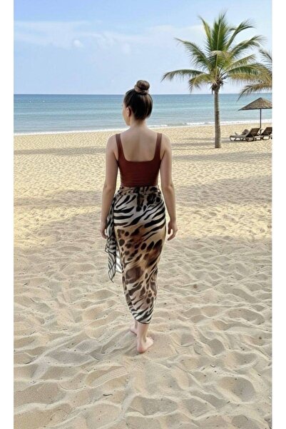 Zuff Baby ΛΕΟΠΑΡ ΣΧΕΔΙΟ ΠΑΡΕΟ ΚΑΦΕ ΣΙΦΟΝ ΤΟΥΛΙ ΡΟΥΧΑ ΠΑΡΑΛΙΑΣ