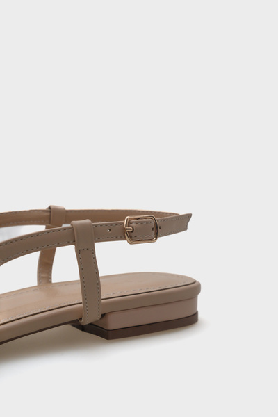 Capone Outfitters Anita Pointed Toe Open Back Women's Ballerinas