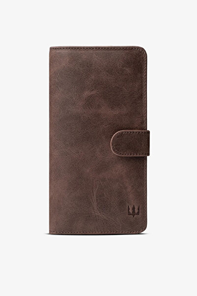 Getto Deri Lucas Hakiki Deri Kişiye Özel İsim Baskılı Telefon Cüzdanı