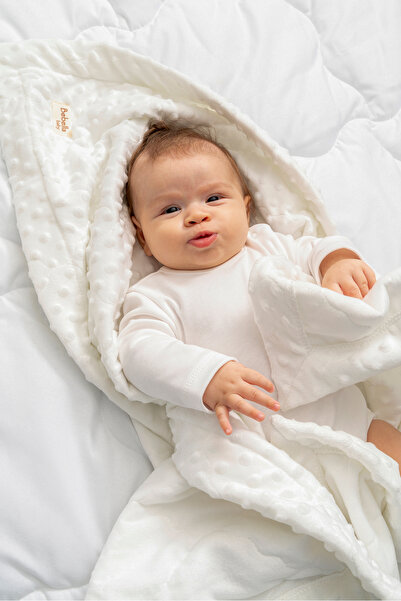 Bebella Quilted Chickpea Baby Swaddle Blanket – Double Sided Seasonal / Newborn Hospital Outlet 80X90Cm