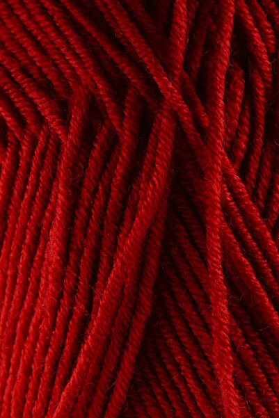 SENSY Premium Softee Baby El Örgü Ipi Elit Baby Bebek Ipi Hırka Kazak Atkı Bere Patik Battaniye İp Kırmızı