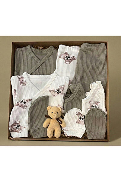 KAENCO 10 Parça Yeni Doğan Hastane Çıkışı & Hoş Geldin Bebek Seti (Hediye Kut...
