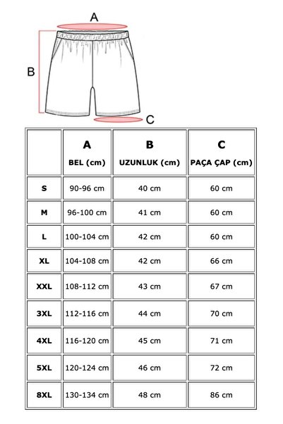 AYYILDIZ 845 Men's Blue Seahorse Patterned Sea Shorts