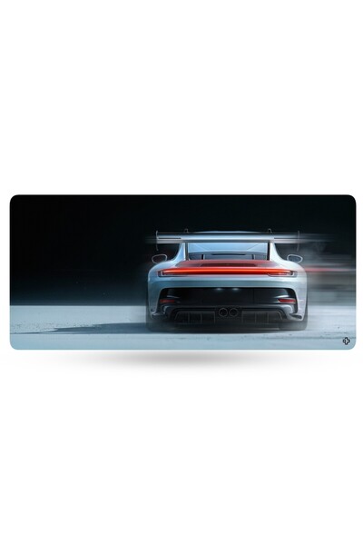 QwertyKey Deskmat Mousepad Car GT 4mm stitched edges