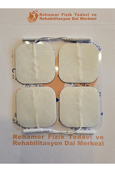 RHM Rehamer Medikal TENS/EMS Elektrot Pedi 5x5 cm – Yüksek Yapışkanlık, Uzun ...