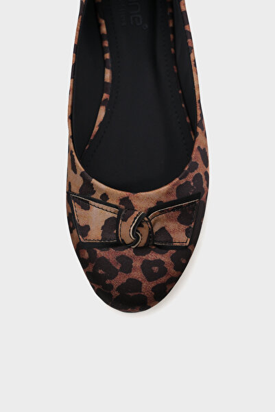 Capone Outfitters Dámské saténové leopardí baleríny