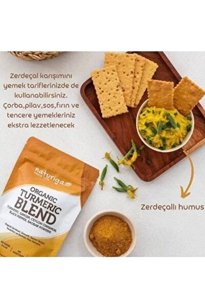 Naturiga Organik Zerdeçallı Karışımı - Altın Süt Karışımı 75gr