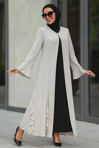 Neva Style Абая з бахромою, бежева, 1535BEJ