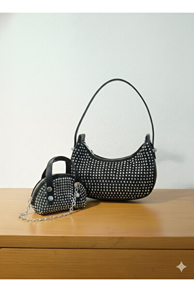 Merdiven6 2li taşlı Çantasi