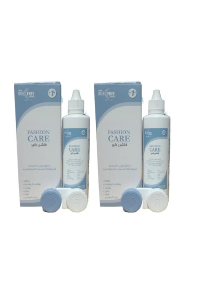 Fashion Care محلول عدسات لاصقة متعدد الأغراض - 120 مل من قطعتين