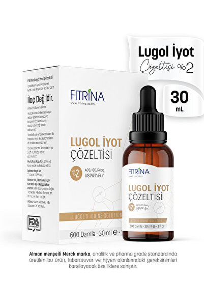 FITRİNA LUGOL İYOT ÇÖZELTİSİ %2