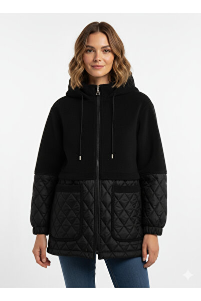 Volans Kapitone Peluş Mont