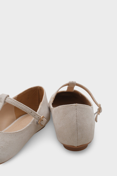 Capone Outfitters Belinda Buckle Women's Ballerinas