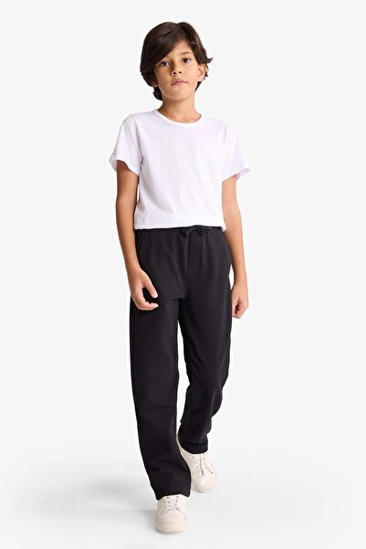 WE AND ME Standard Leg Boys' Knitted Trousers with Elastic Waist