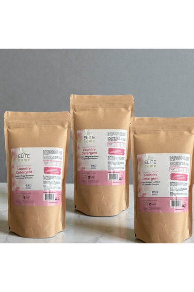 The Elite Home Doğal ve Vegan Sertifikalı Toz Çamaşır Deterjanı Lavanta Yağlı...