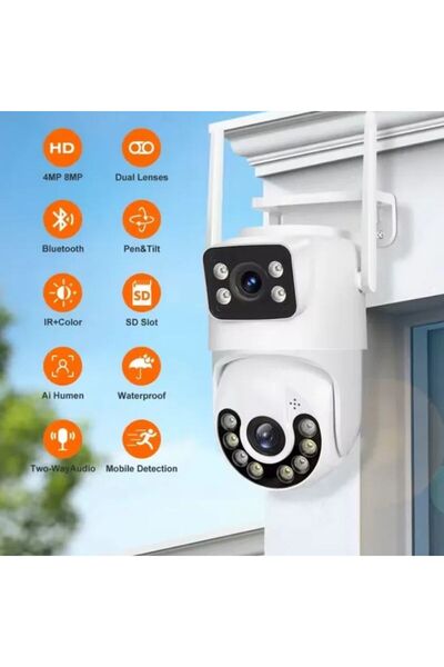 OEM WiFi Surveillance Camera – Dual Lens, Human Tracking & Night Vision
