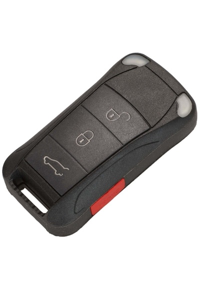 TECHSTAR Cheie auto completă pentru Porsche Cayenne 2003-2011, 3 + 1 butoane,...
