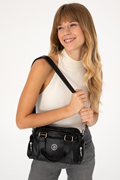 U.S. Polo Assn. Women's Black Soft Arm Bag 50317806-Vr046