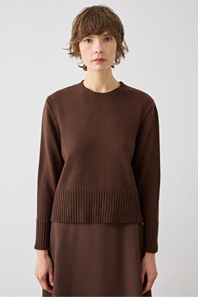 TERZİ DÜKKANI ДОРА ПЛЕТЕН ПУЛОВЕР ОТ ПАМУК КАФЯВ