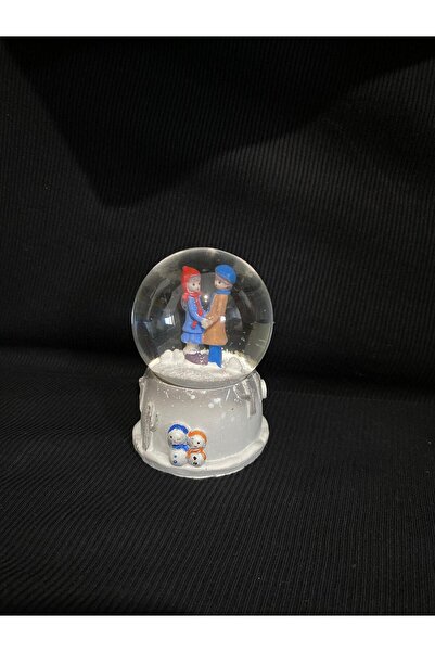 CaactuStore Işıklı Sulu Kar Küresi Kış Temalı