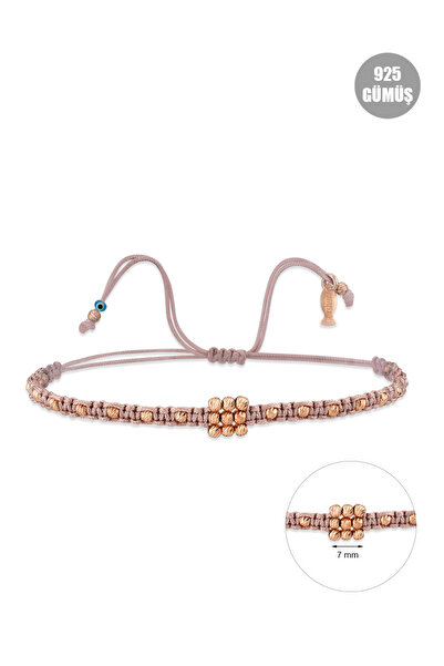 KURSHUNI Shiny Balls, 925 Ayar Gümüş Bileklik (İPLİ).