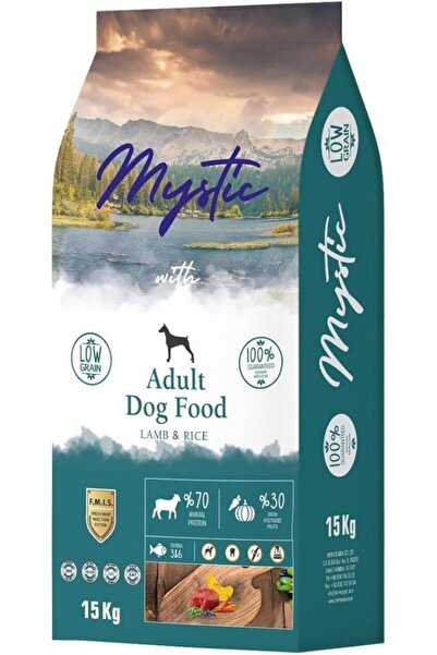 Mystic AZ TAHIL YETİŞKİN KÖPEK MAMASI KUZULU 15KG