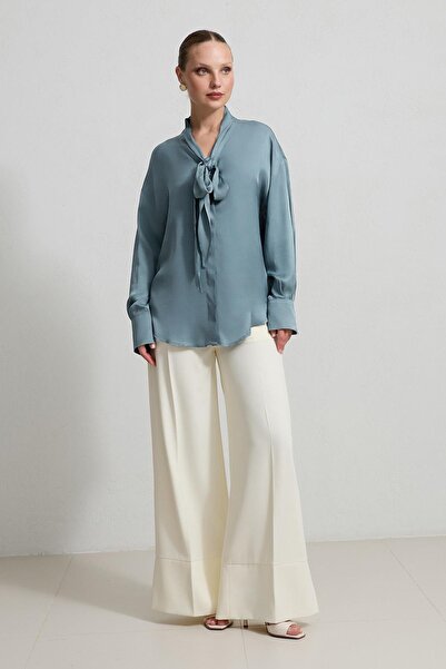 Setre Μακρυμάνικο πουκάμισο με λεπτομέρεια από χαλαζία