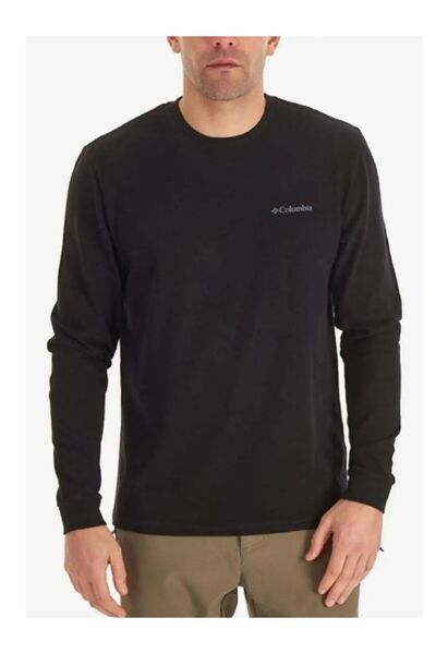 Columbia Ανδρικό μπλουζάκι με μακρύ μανίκι CS0354 CSC M BASIC SM LOGO LS TEE 9110161010