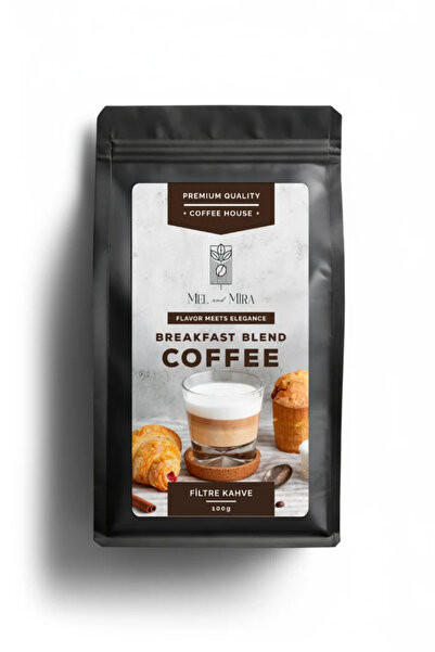 Mel and Mira Breakfast Blend Coffee 100g, Öğütülmüş Breakfast Blend Filtre Kahve