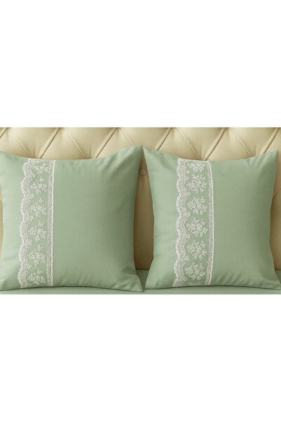 Çeyiz Bahçesi Nile Green Halemre Pillow Case 50&70