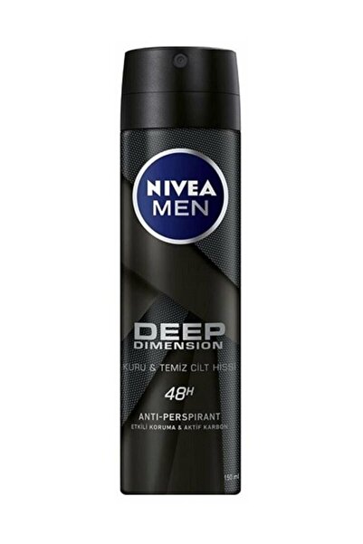 NIVEA Men Deep Dimension Erkek Sprey Deodorant 150 ML