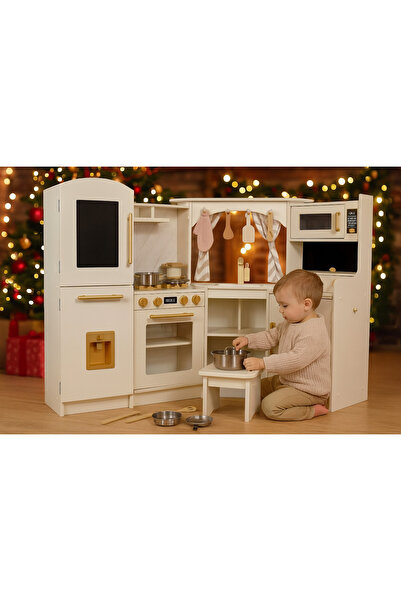 ideal STORE Bucătărie interactivă din lemn idealSTORE, dimensiuni 108 x 99 x 80 cm