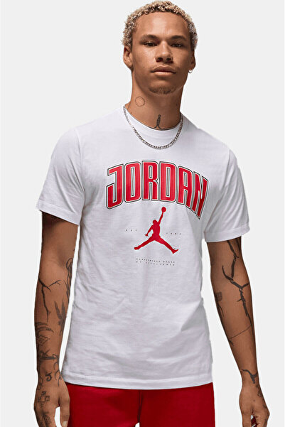 Nike Jordan City 88 Ss Crew White Cotton Men's T-Shirt
