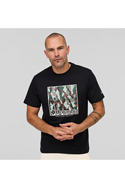 Columbia Men's Outdoor T-Shirts Cs0447 Csc m Framed Treebark Ss Tee 9121011010