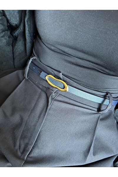 LİA KEMER Laud Curea cu model cu valuri lungi pentru femei, cu cataramă aurie...